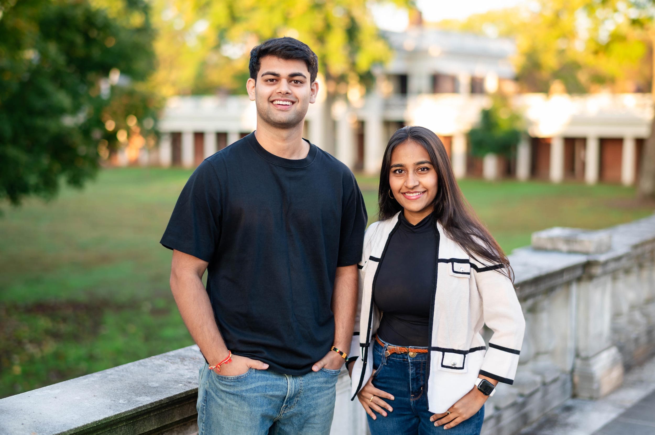 Founders Manish Dahal and Sarrah Abdulali